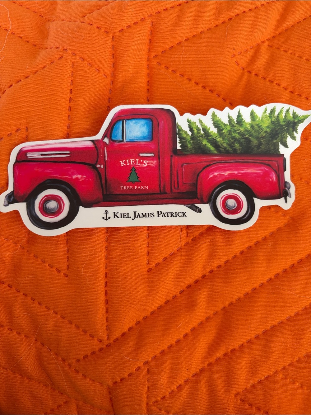 Kiel James Patrick Christmas Truck Sticker